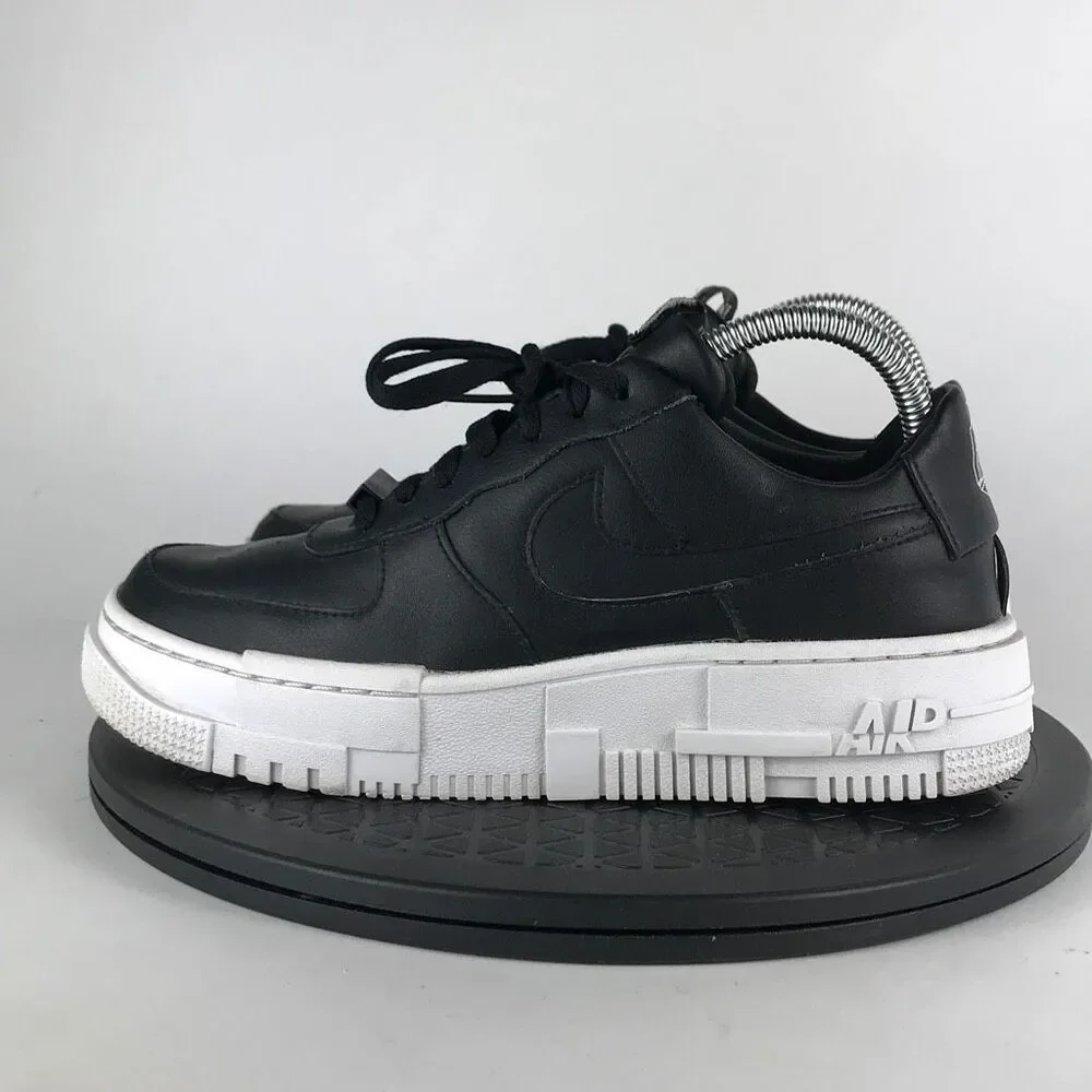 Nike Air Force 1 Pixel Black/White Athletic Shoes CK6649-001 Women’s Size 8 - Picture 8 of 12